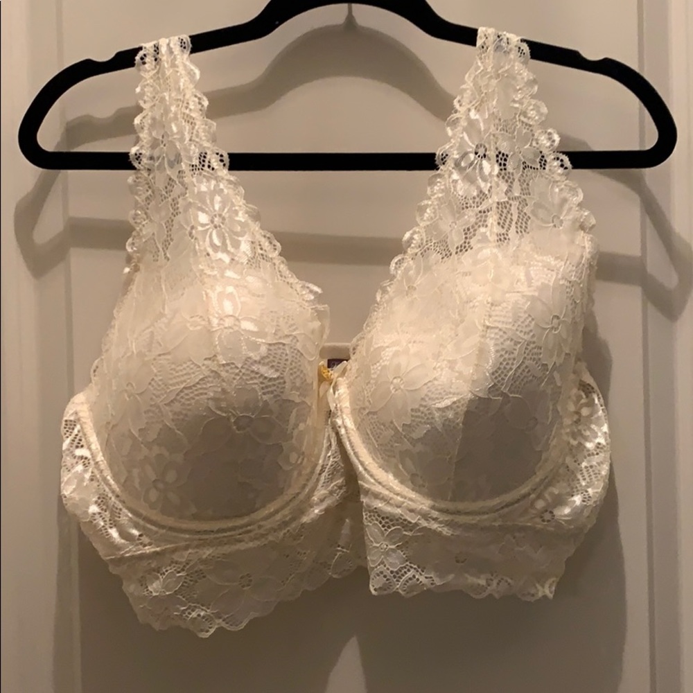 White bralette